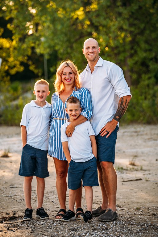 beach family session